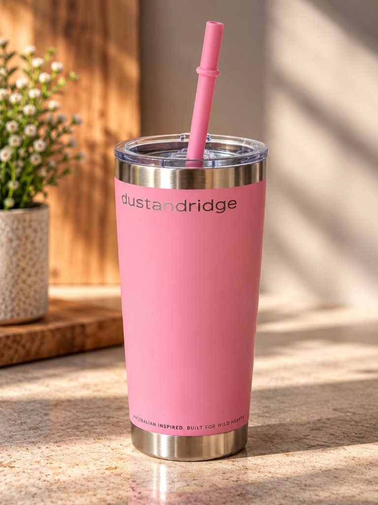 20oz Travel Mug with Leak-Resistant Lid - Blush Pink